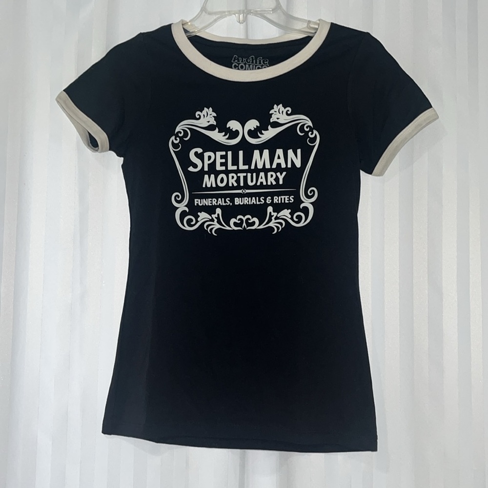 Archie Comic Sabrina Spellman Mortuary graphic tshirt